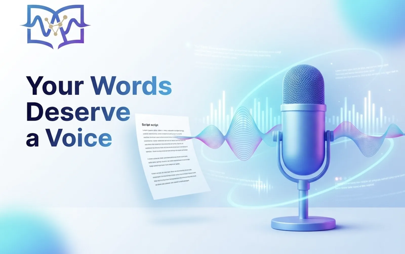 AI Narrator Canva app panel generating a voiceover from design text