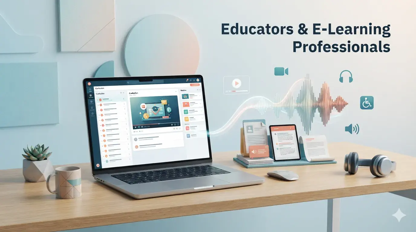 Educadores y profesionales del e-learning